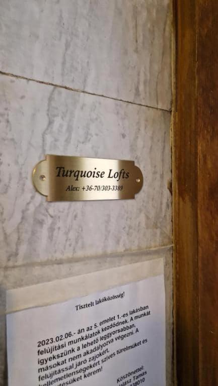 布达佩斯Turquoise Lofts公寓式酒店 外观 照片